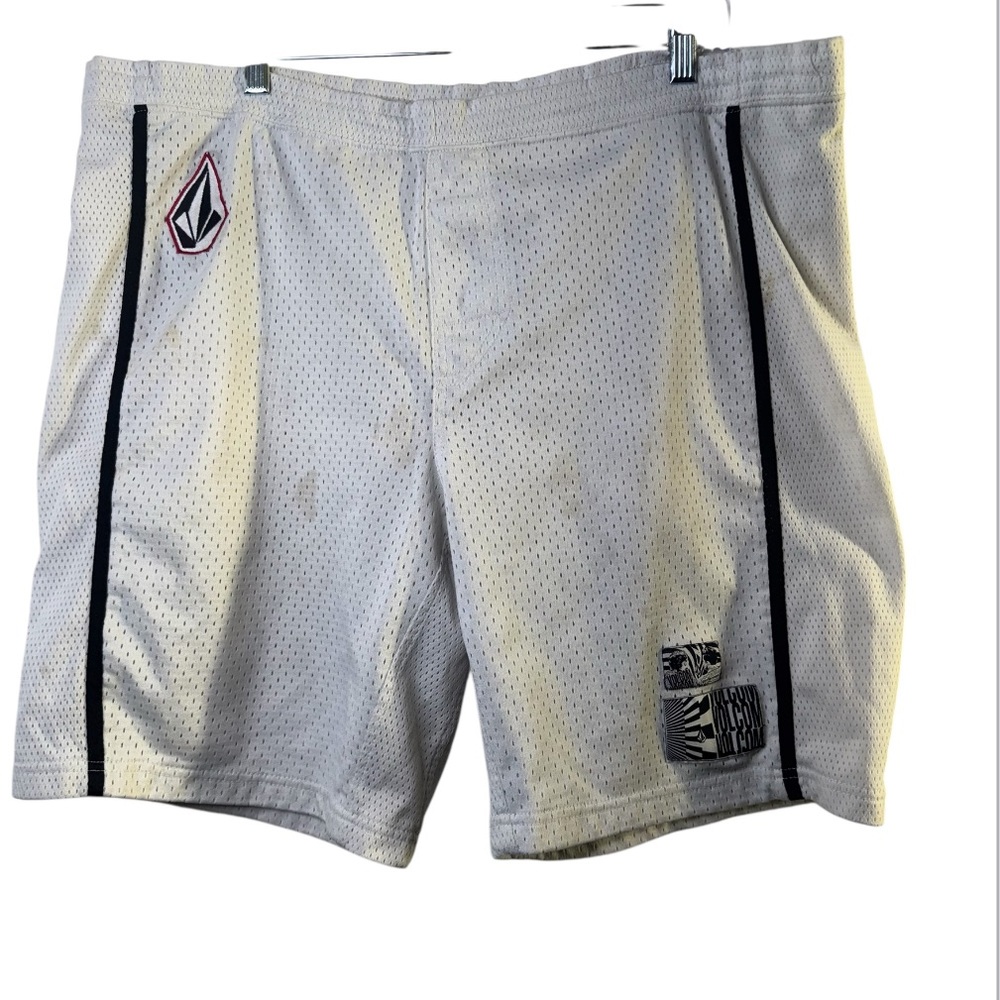 Volcom White Athletic Men's Shorts